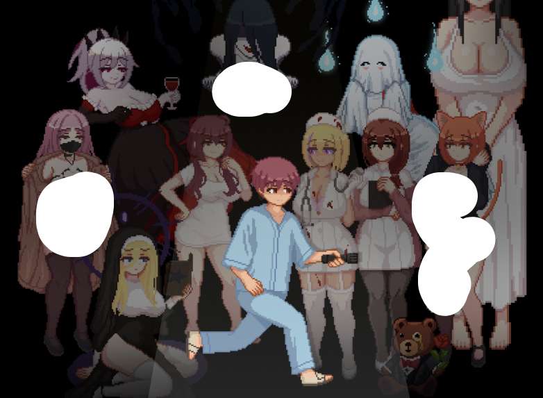 医院的秘密 Hospital Seduction ホスピタル・セダクション PC版 日系像素动作冒险 心理惊悚 v1.1.2图片-1